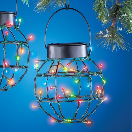 Solar Outdoor Color Changing Lantern Festive Decor Collections Etc