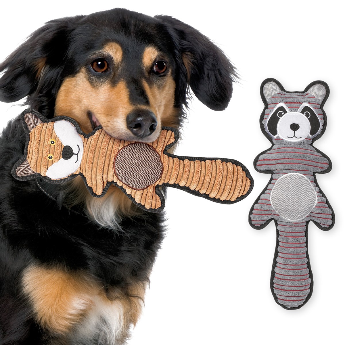 Woodland Creature Squeaker Dog Toys Set of 2 Collections Etc.