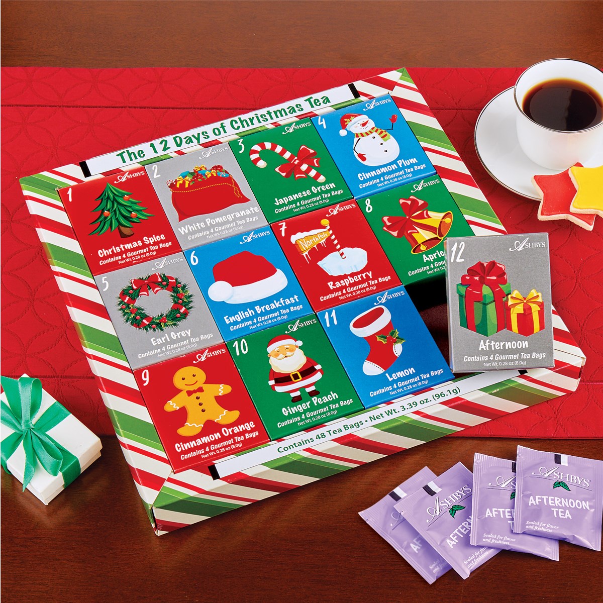 12 Days of Christmas Tea, Cocoa or Coffee Set Collections Etc.