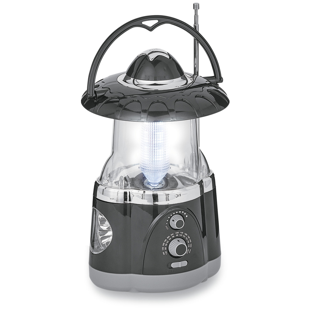 Northpoint Camping 12 LED Lantern With 4 LED Flashlight Am FM Radio