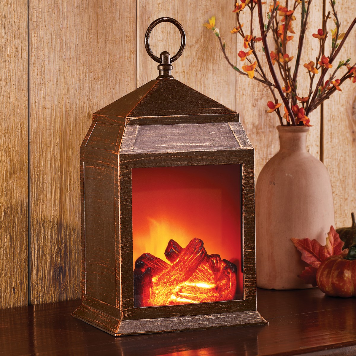 Decorative Tabletop Fireplace LED Lantern Collections Etc.