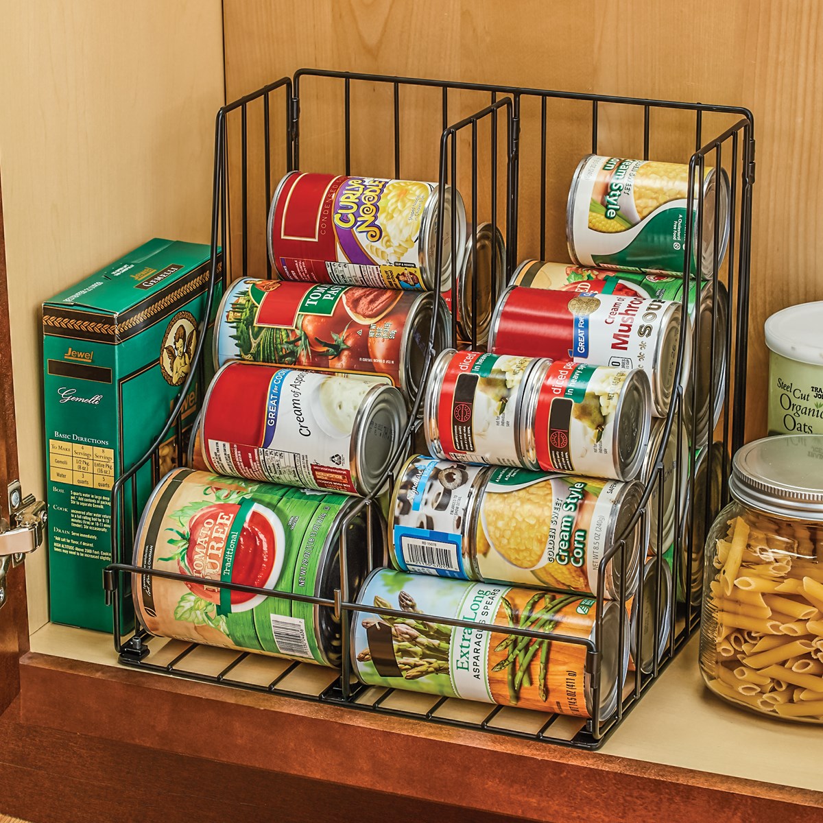 Canned Food Organizer - Two Tier Space Saver