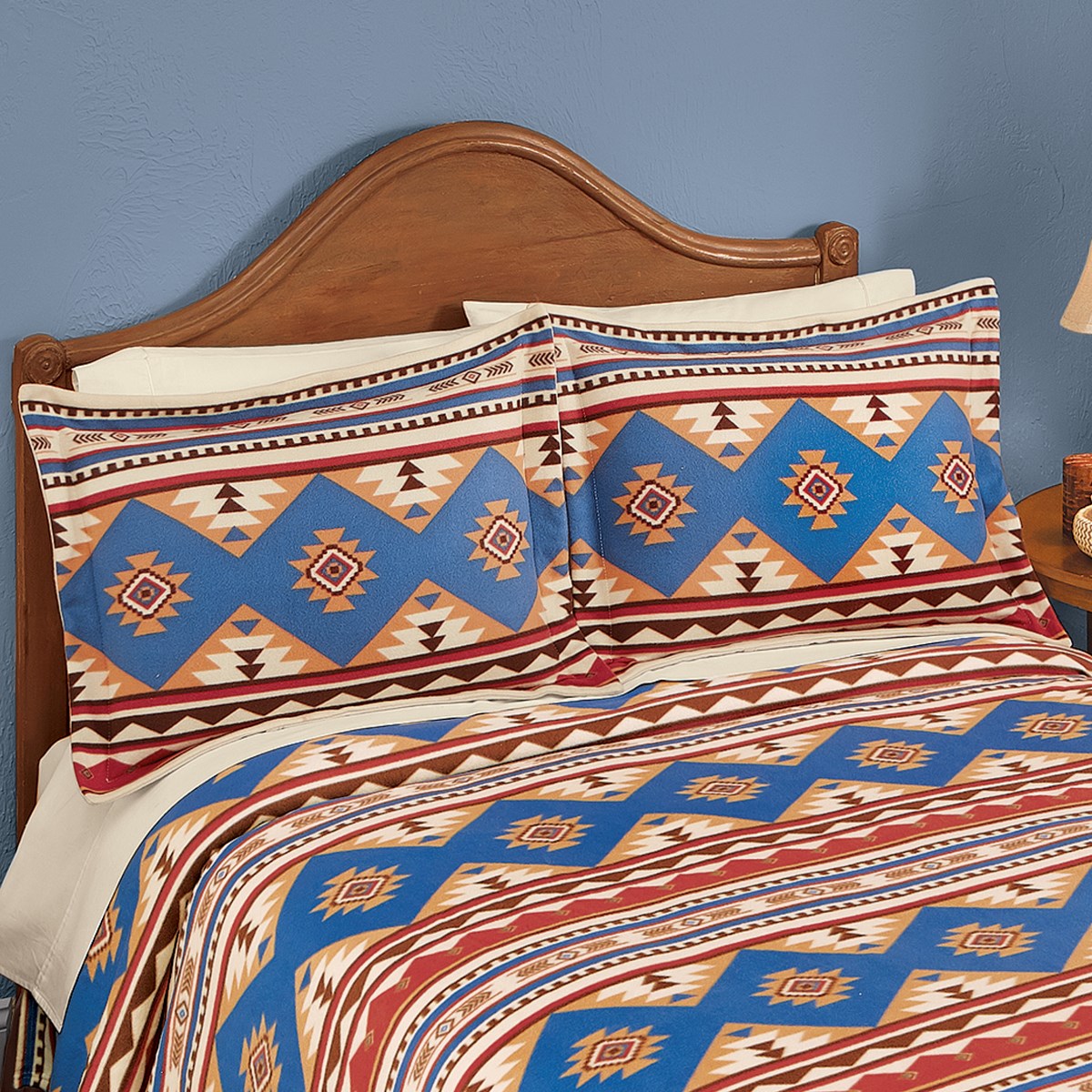 Southwest Aztec Fleece Pillow Sham Collections Etc.