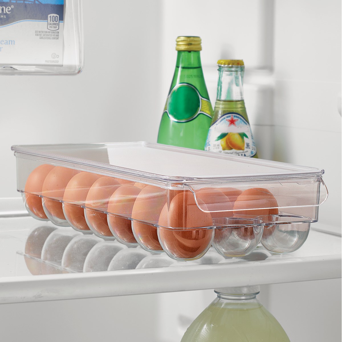 Basic Egg Storage Container with Handles and Lid Collections Etc.