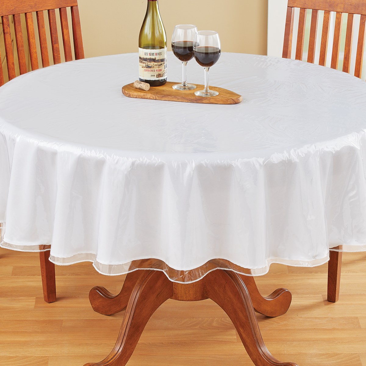 Clear Round Tablecloth Cover Collections Etc.