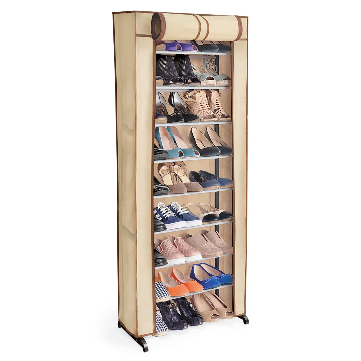 Stand Up Covered Shoe Rack Collections Etc.