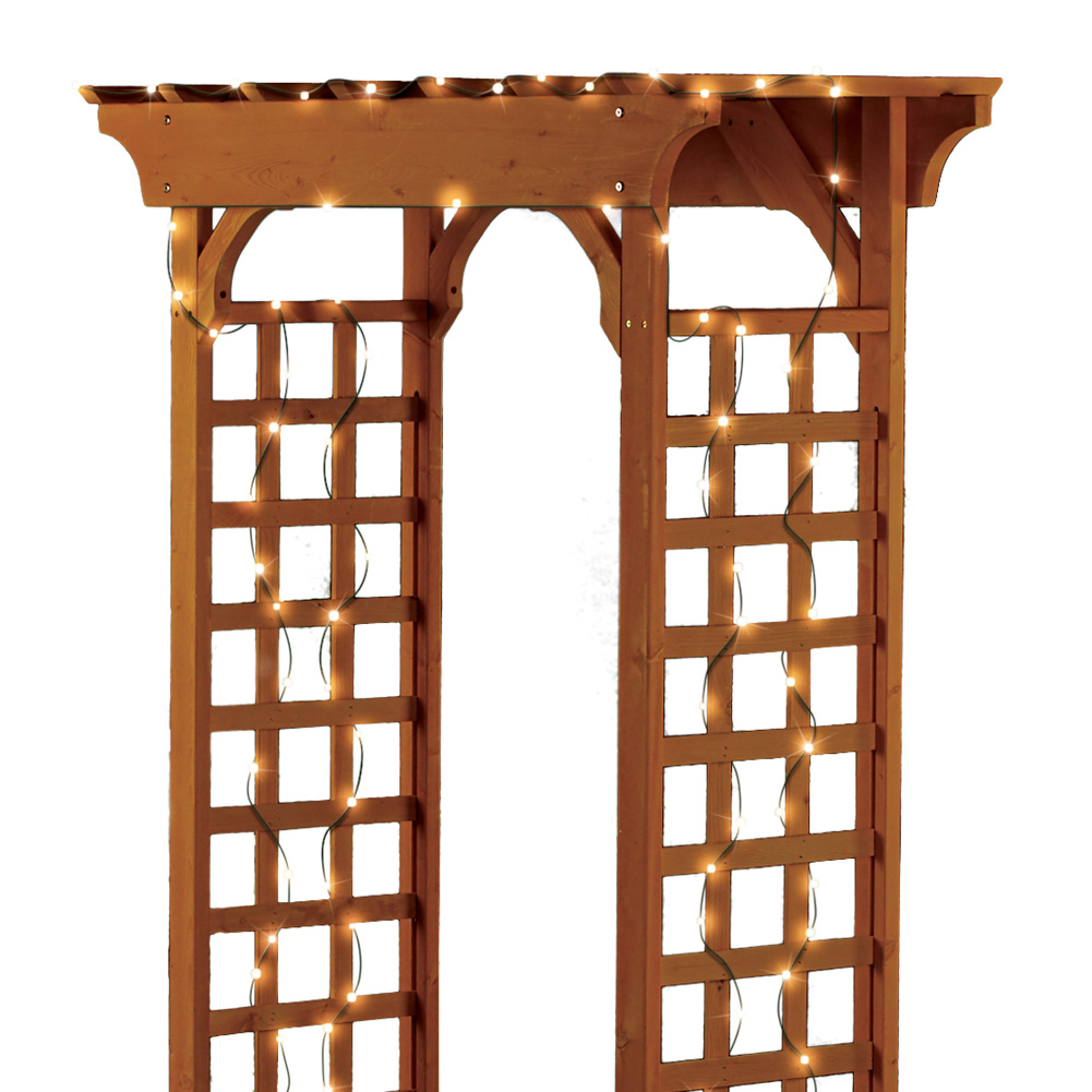 Solar String Lights - Steady & Flashing Modes - Set of 100 NO SIZE Blue