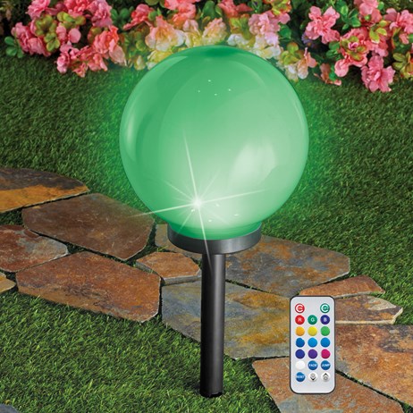 Color Changing Solar Globe Light With Remote Control