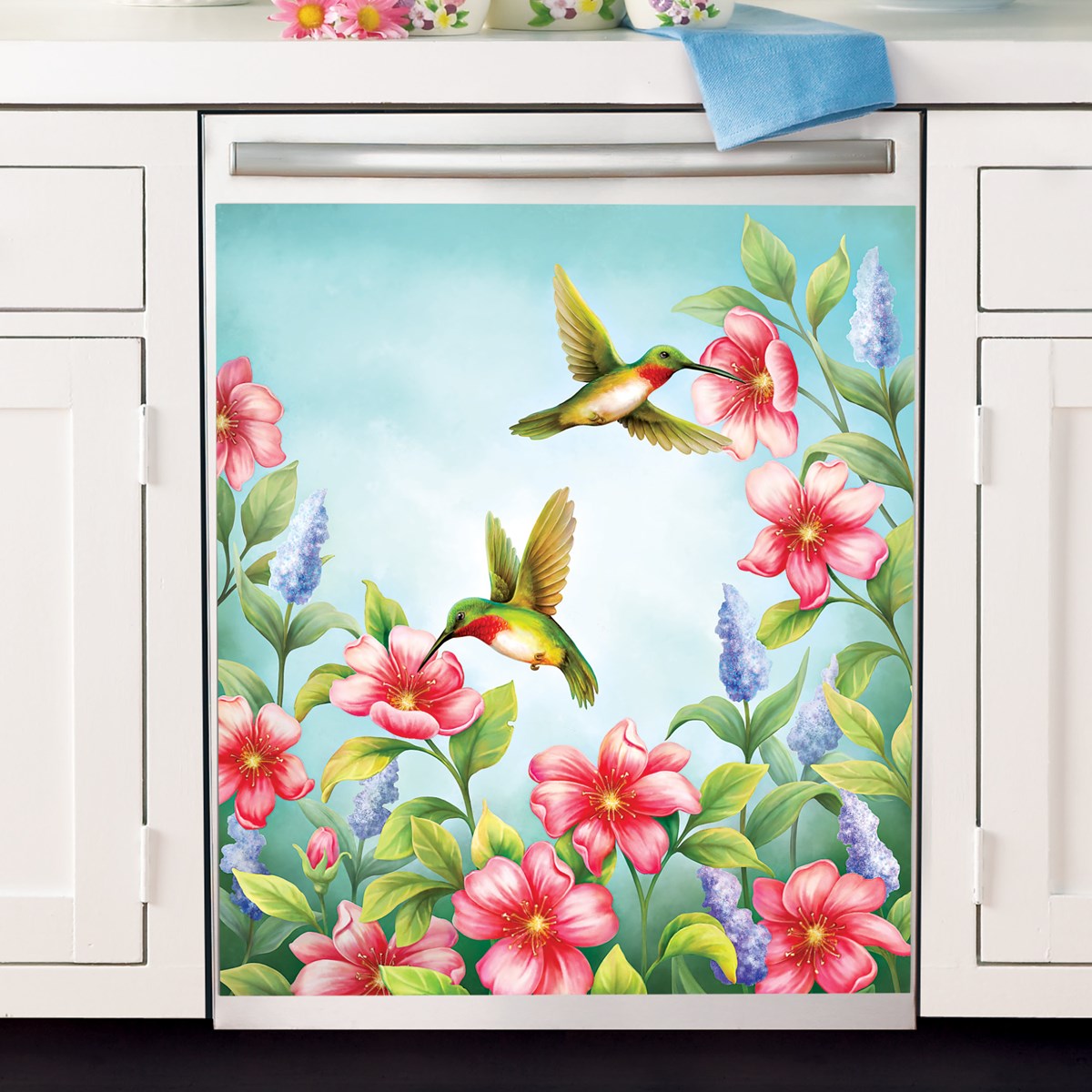 Colorful Hummingbird and Garden Dishwasher Collections Etc.