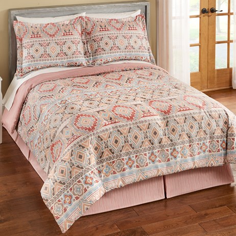 Reversible Southwest Mojave Print Comforter Set Collections Etc
