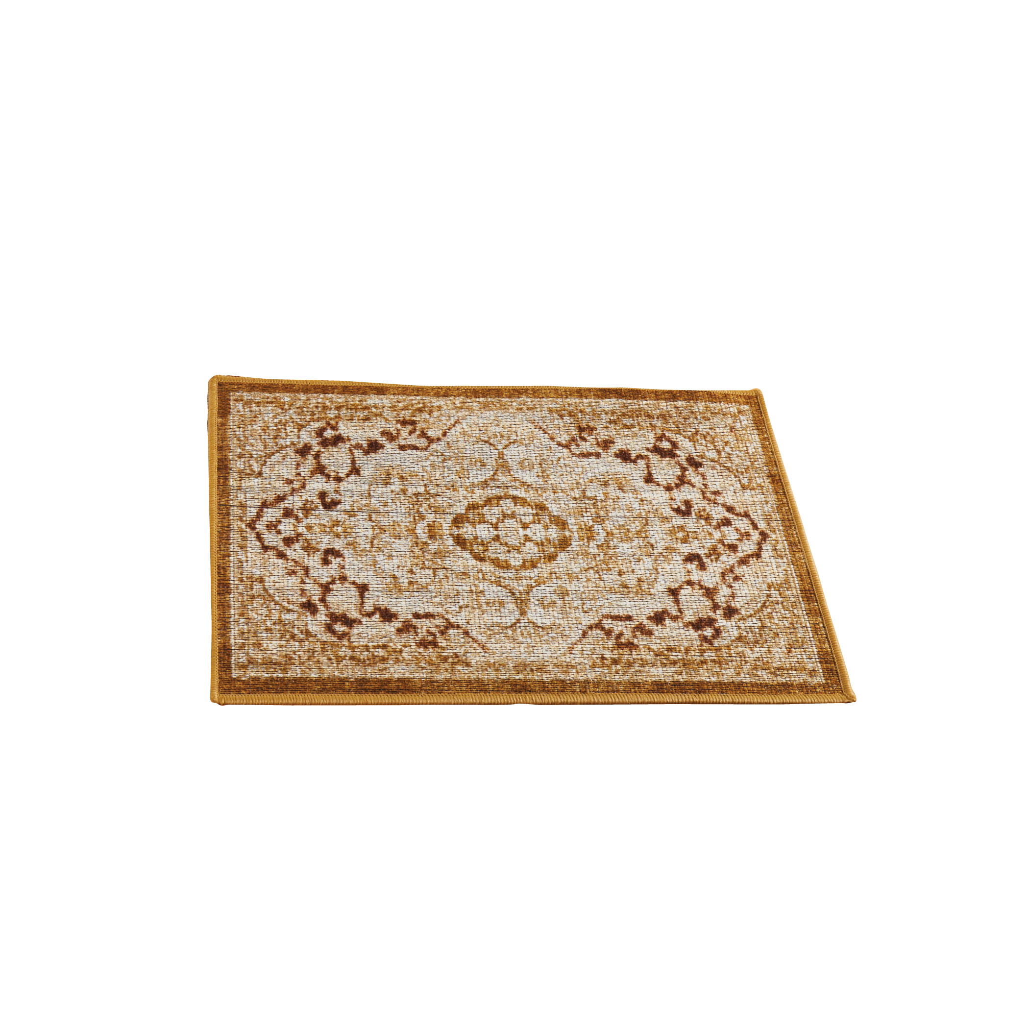 Classic Medallion Design Accent Rug with Skid-Resistant Backing - Perfect for - Picture 8 of 9
