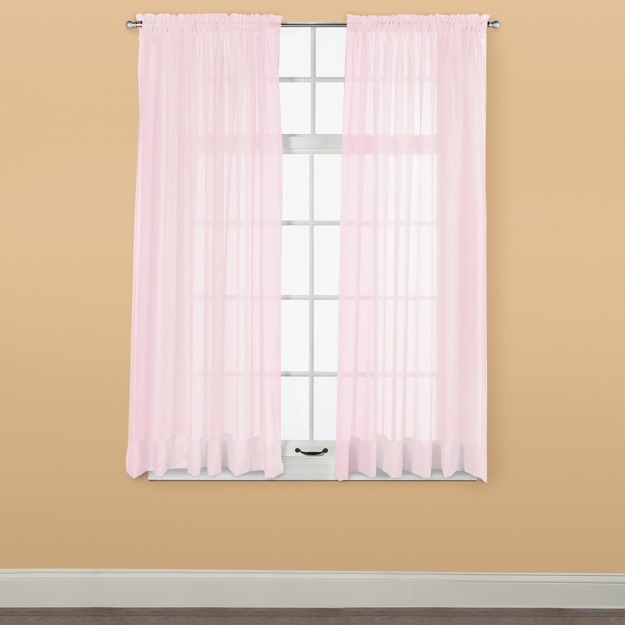 Panel de cortina de ventana transparente Elegance, permite que la luz entre mientras se mantiene - Imagen 13 de 45