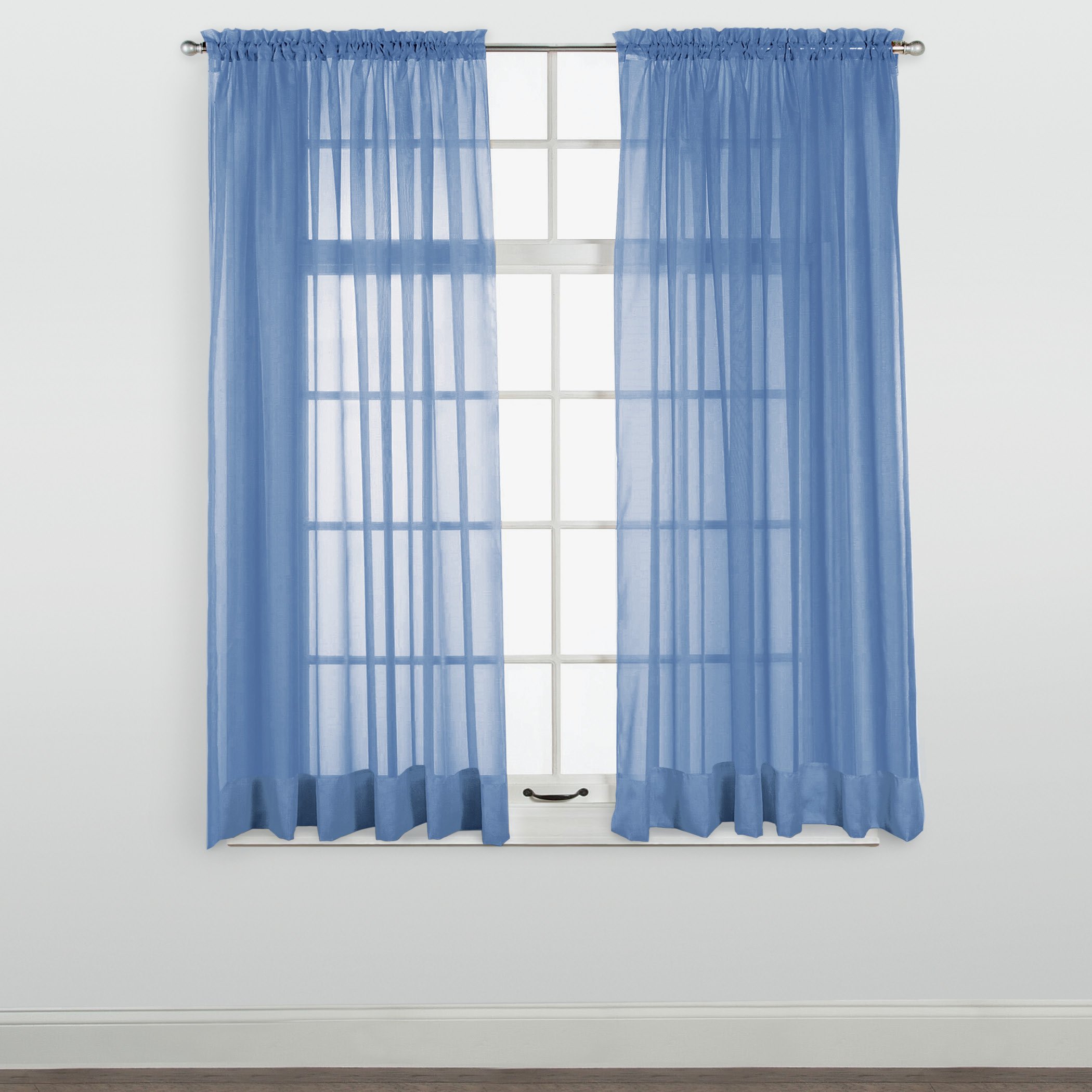 Panel de cortina de ventana transparente Elegance, permite que la luz entre mientras se mantiene - Imagen 19 de 45