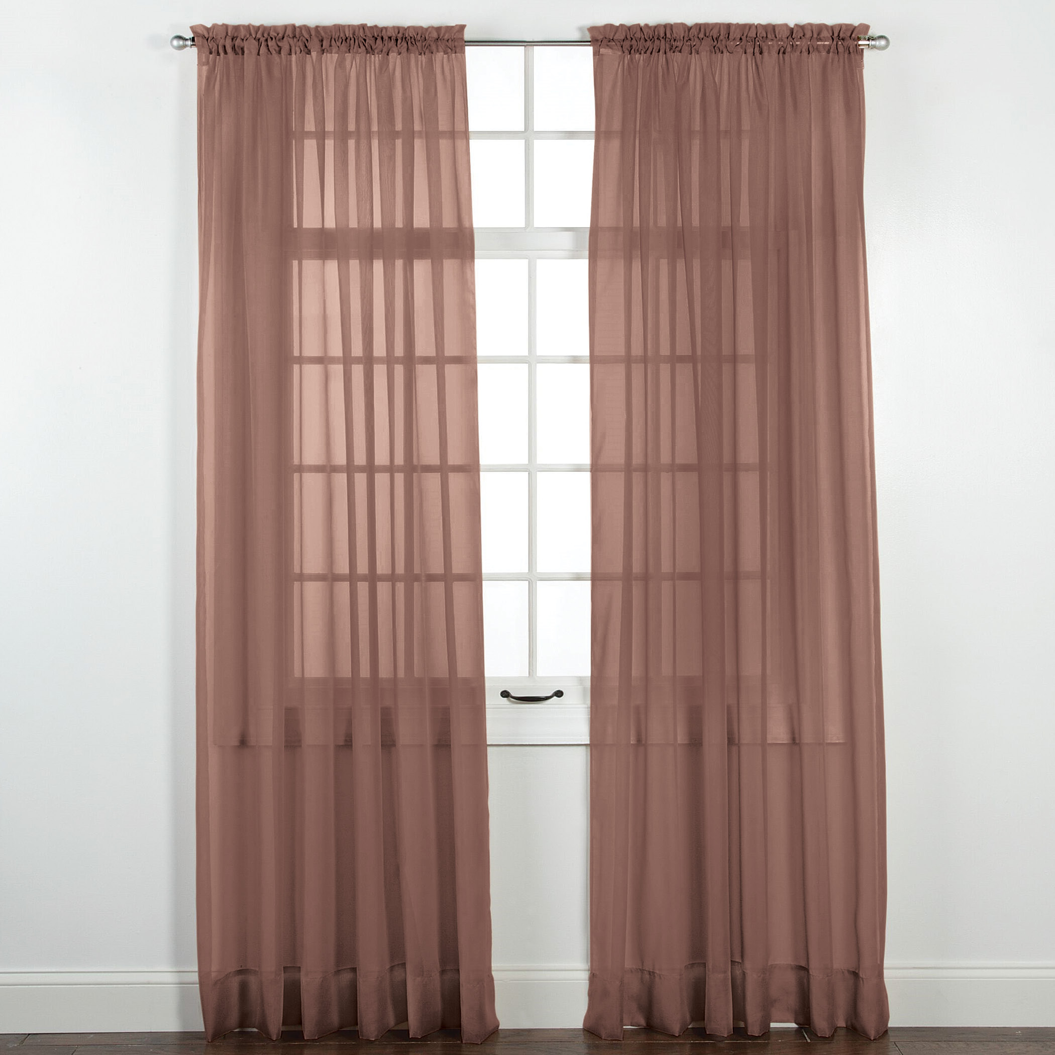 Panel de cortina de ventana transparente Elegance, permite que la luz entre mientras se mantiene - Imagen 15 de 45