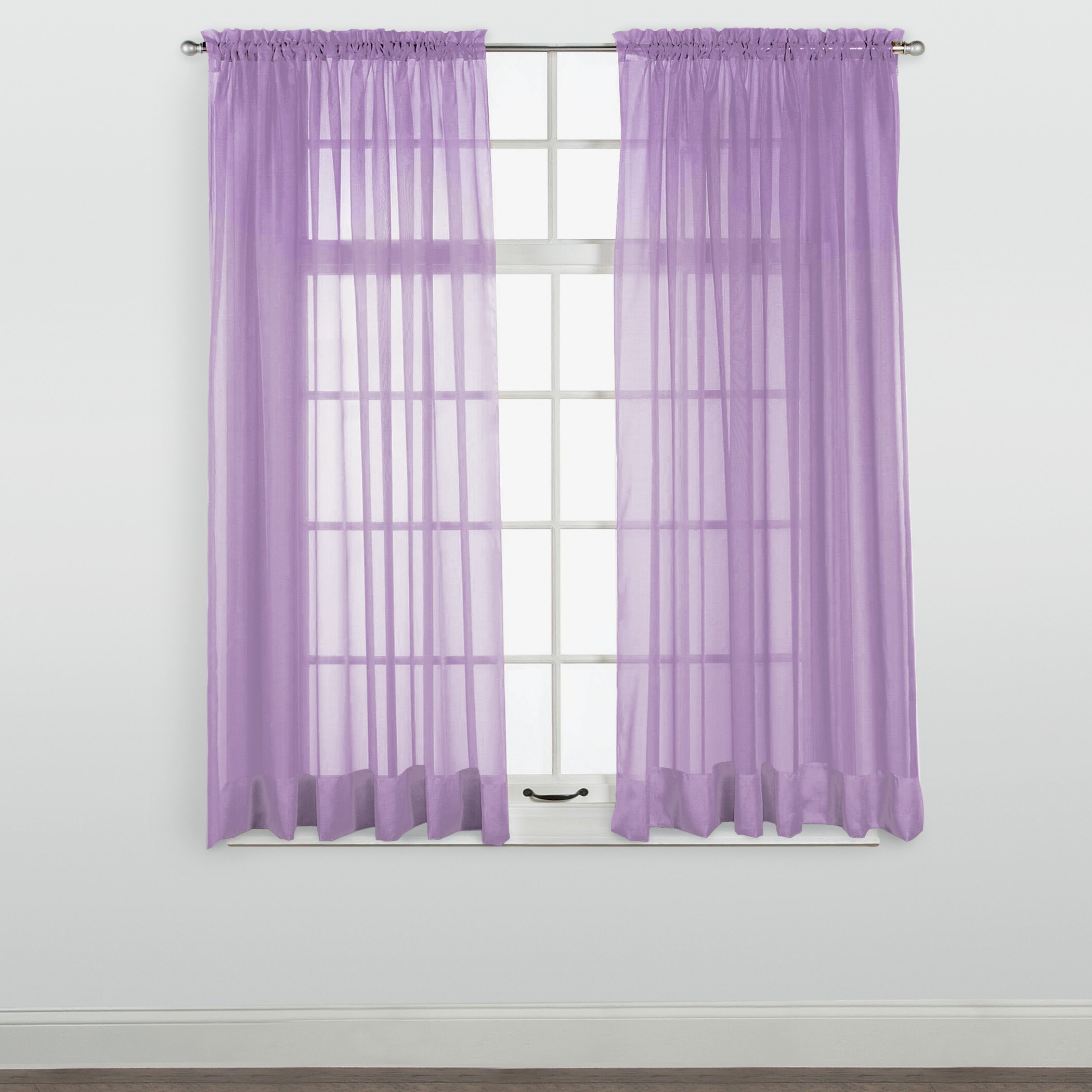 Panel de cortina de ventana transparente Elegance, permite que la luz entre mientras se mantiene - Imagen 27 de 45