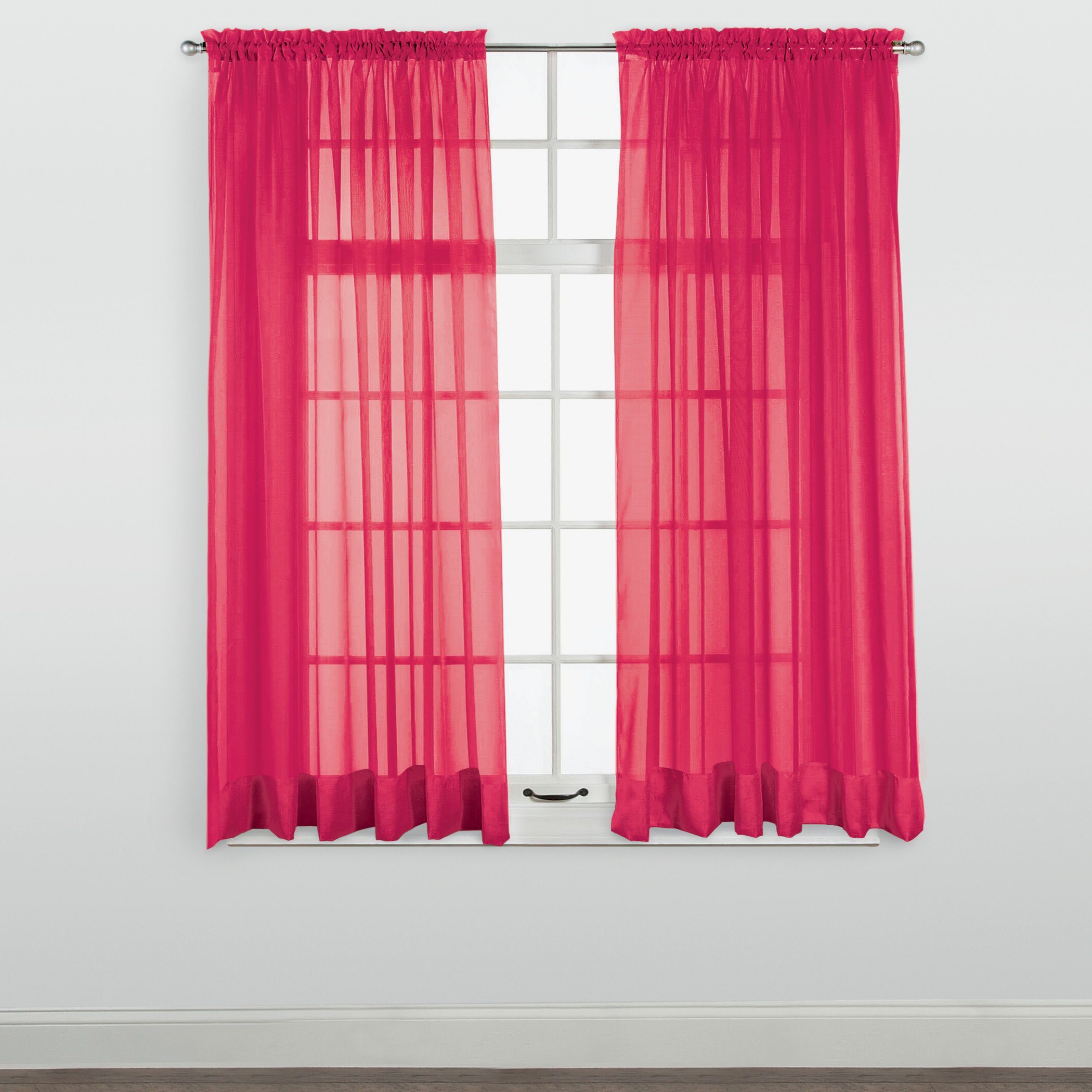 Panel de cortina de ventana transparente Elegance, permite que la luz entre mientras se mantiene - Imagen 33 de 45