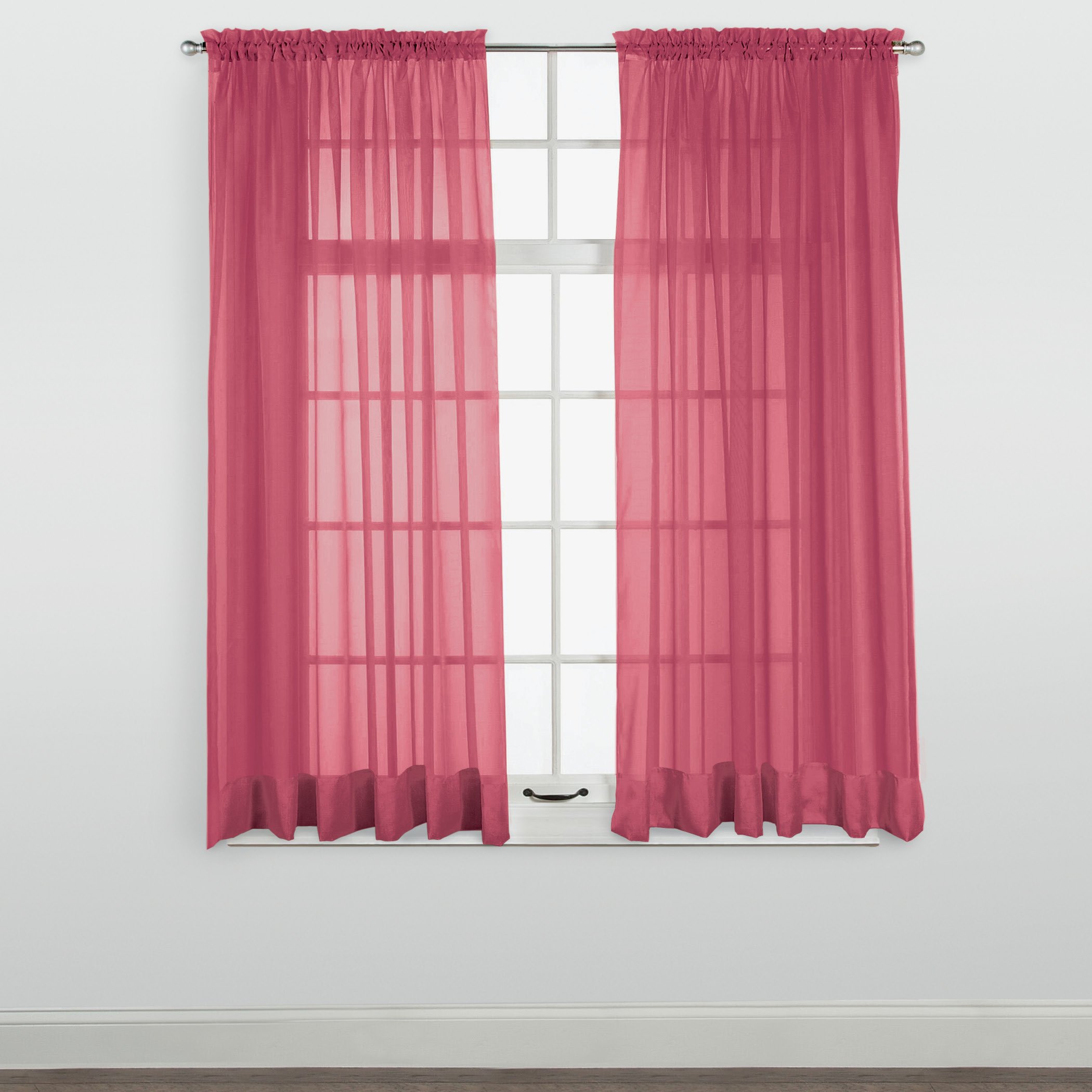 Panel de cortina de ventana transparente Elegance, permite que la luz entre mientras se mantiene - Imagen 35 de 45