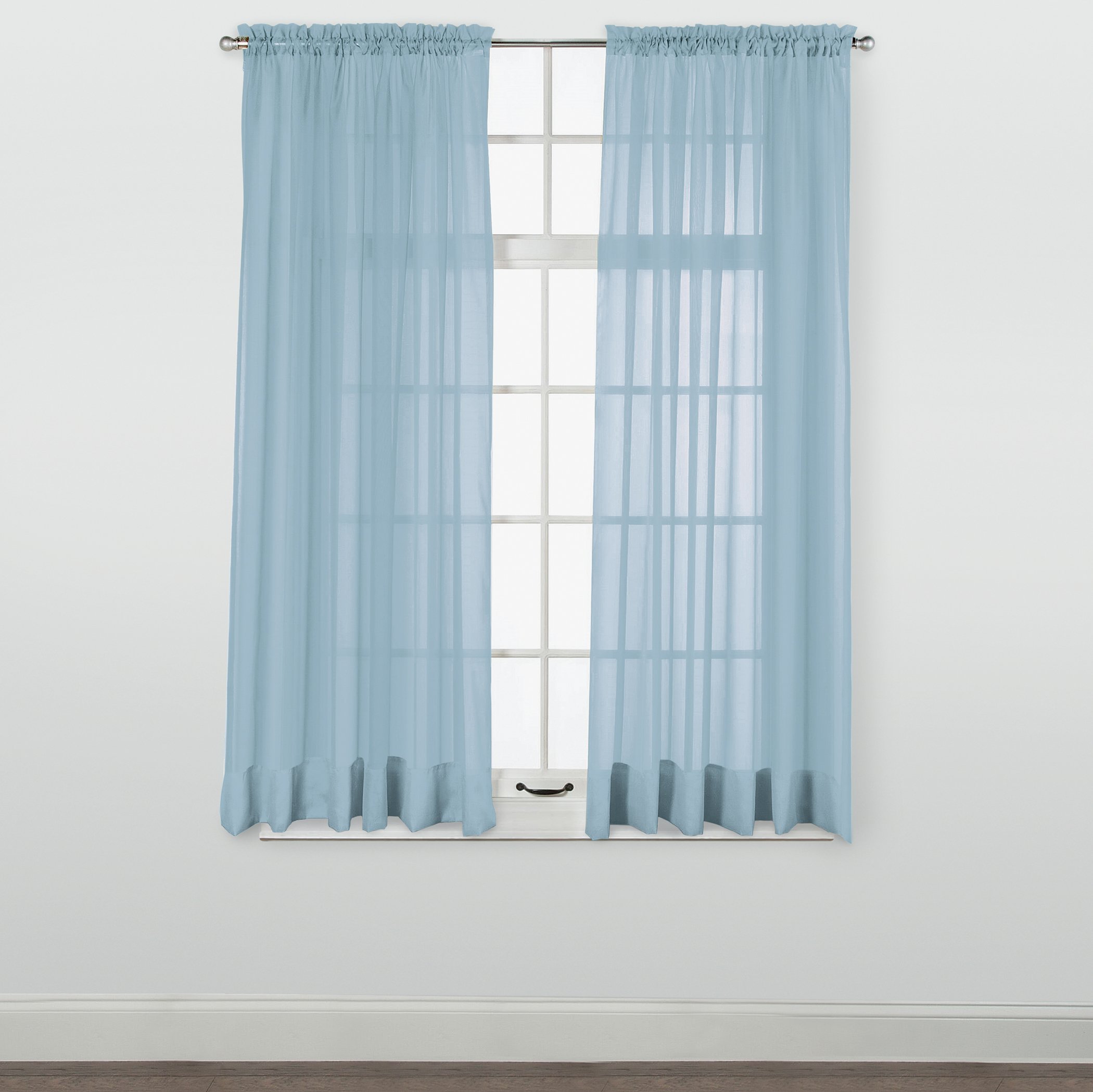 Panel de cortina de ventana transparente Elegance, permite que la luz entre mientras se mantiene - Imagen 41 de 45