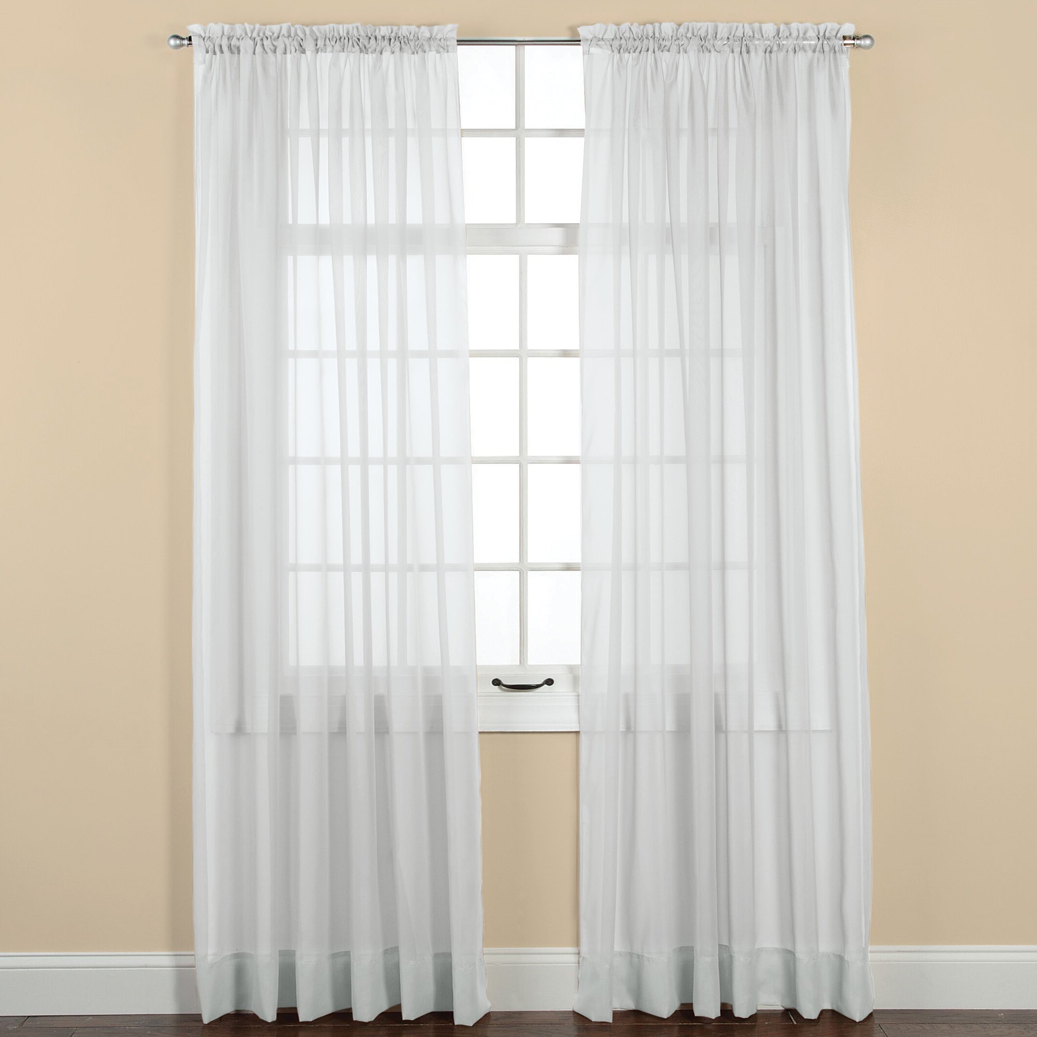 Panel de cortina de ventana transparente Elegance, permite que la luz entre mientras se mantiene - Imagen 45 de 45