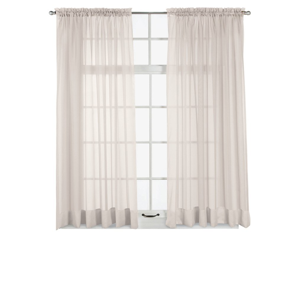 Panel de cortina de ventana transparente Elegance, permite que la luz entre mientras se mantiene - Imagen 6 de 45