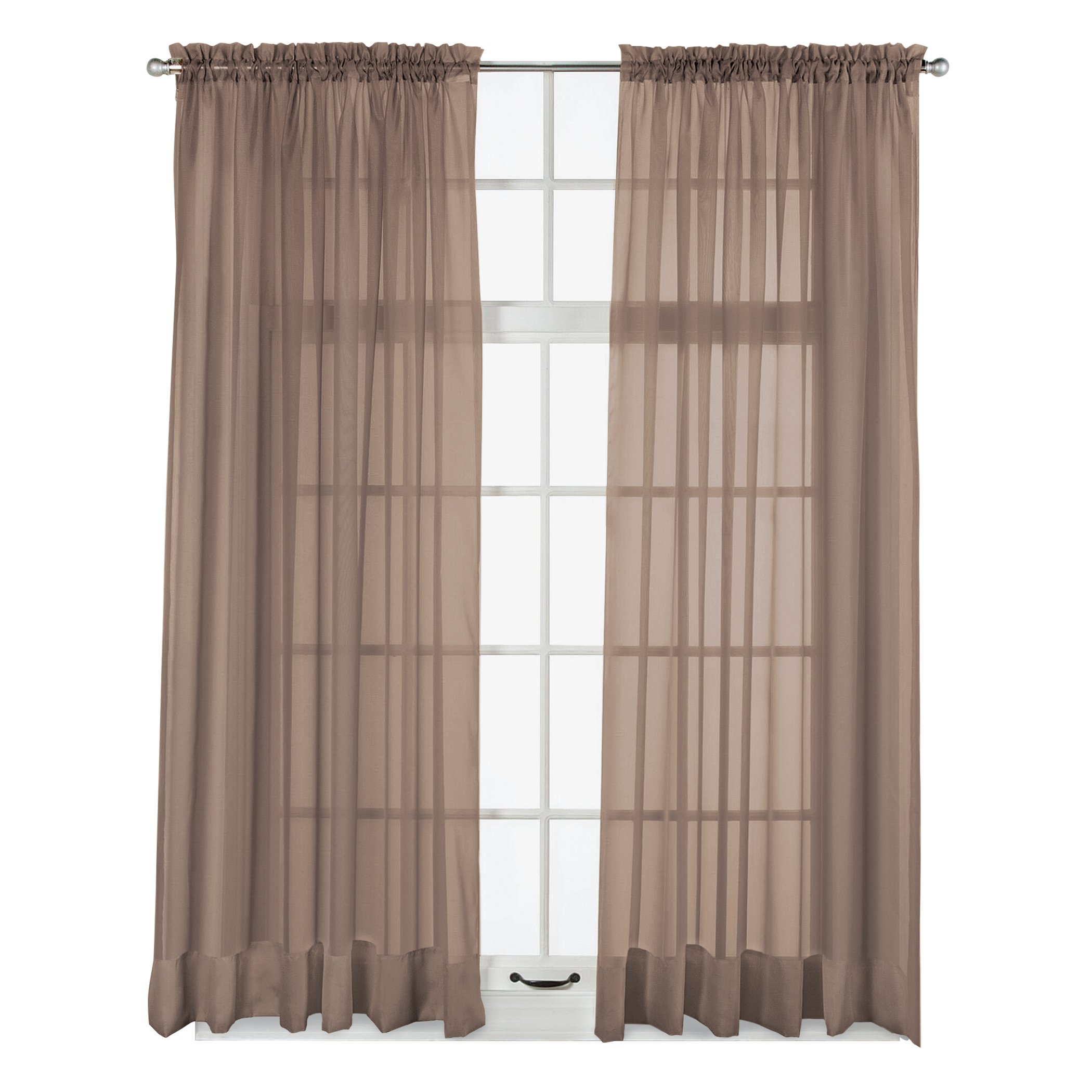 Panel de cortina de ventana transparente Elegance, permite que la luz entre mientras se mantiene - Imagen 8 de 45