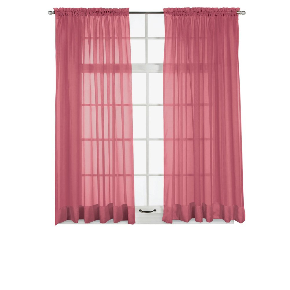 Panel de cortina de ventana transparente Elegance, permite que la luz entre mientras se mantiene - Imagen 16 de 45