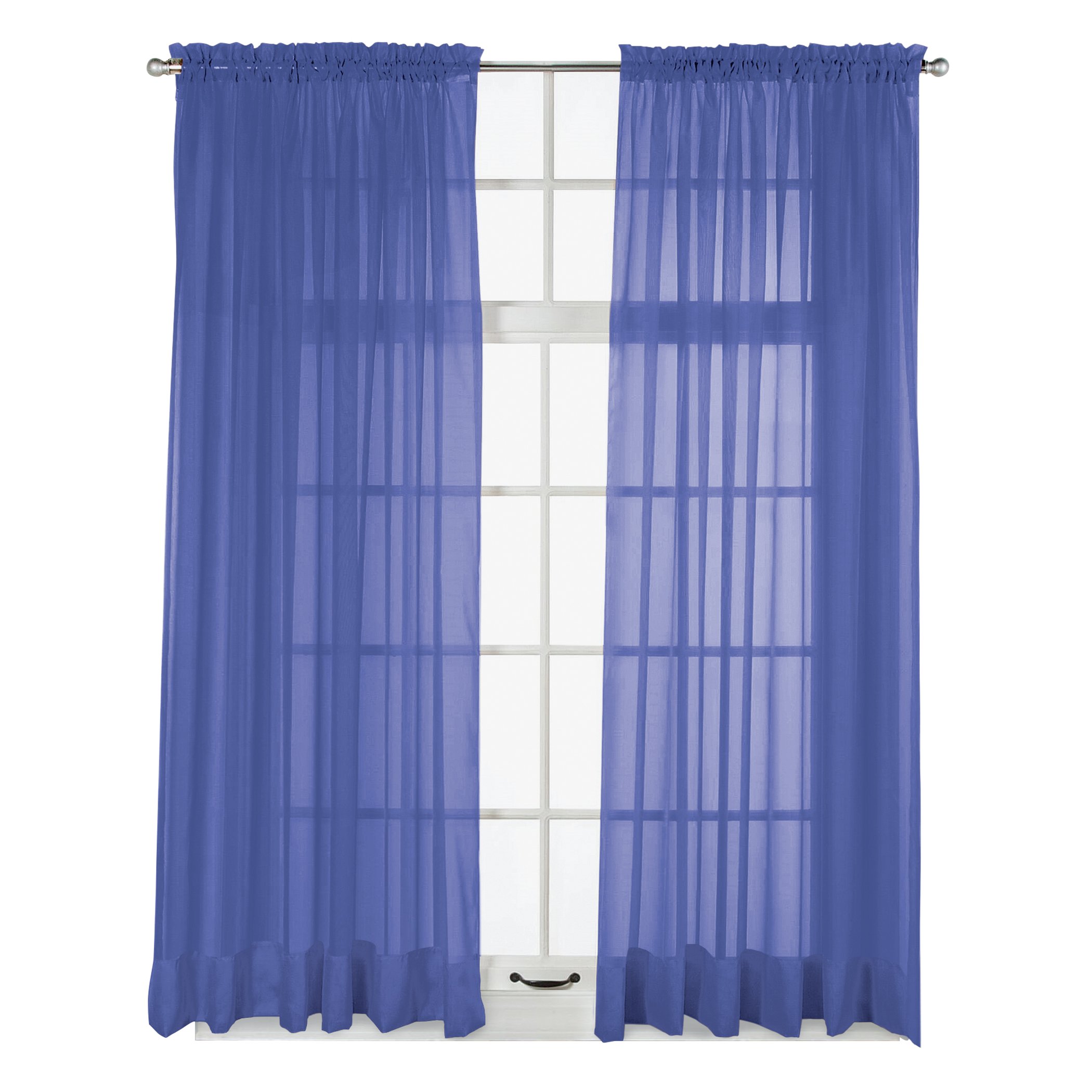 Panel de cortina de ventana transparente Elegance, permite que la luz entre mientras se mantiene - Imagen 28 de 45