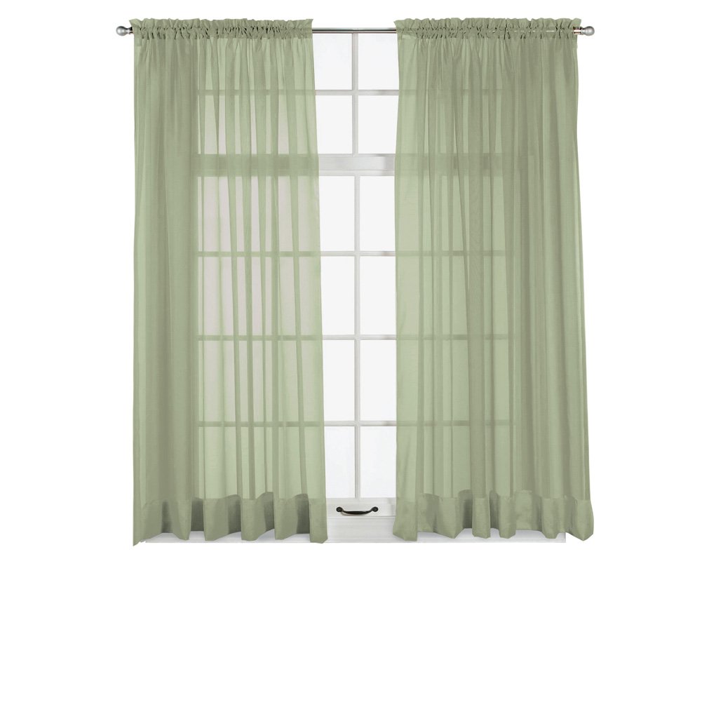 Panel de cortina de ventana transparente Elegance, permite que la luz entre mientras se mantiene - Imagen 36 de 45