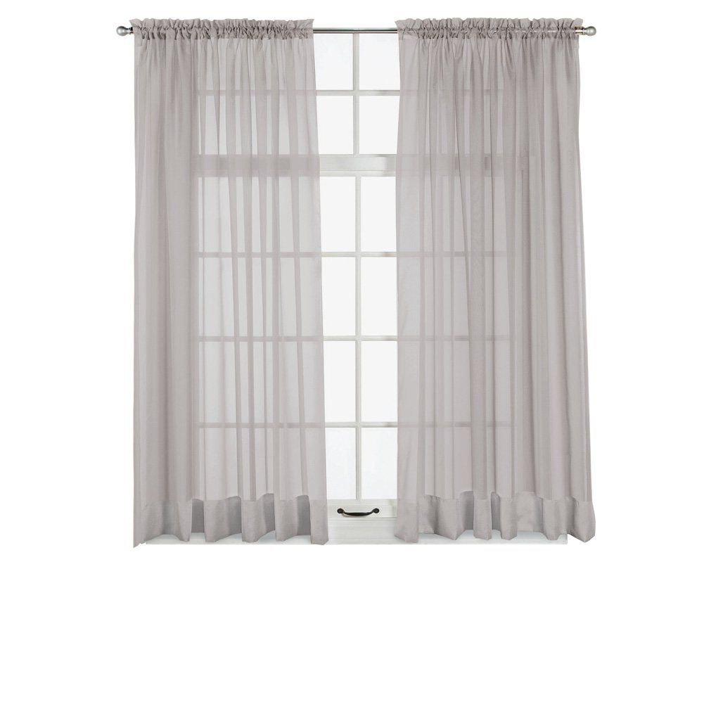 Panel de cortina de ventana transparente Elegance, permite que la luz entre mientras se mantiene - Imagen 38 de 45
