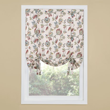 Colette Floral Tie Up Window Shade Collections Etc