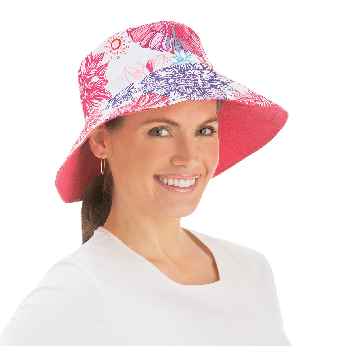 Reversible Sun Hat with Mesh Bag Collections Etc.