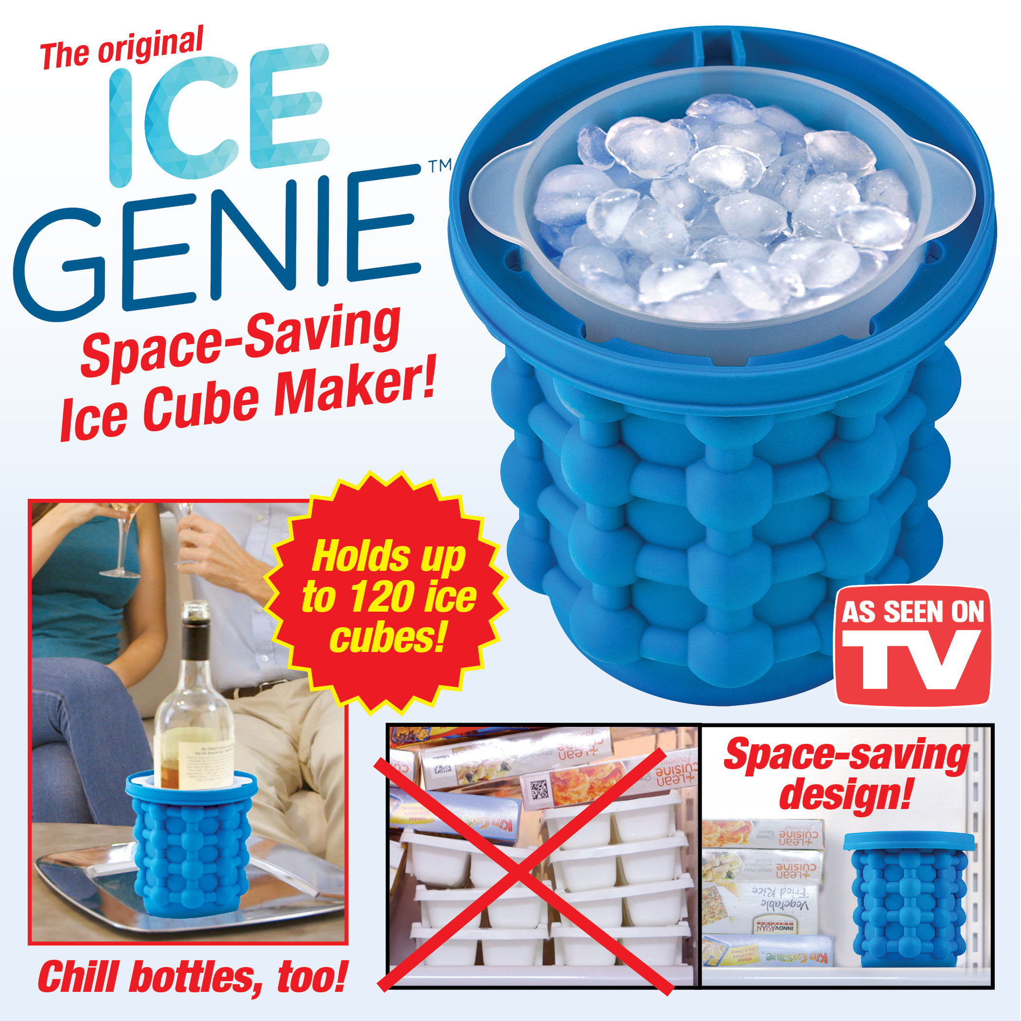 Ice Cube Makers Home & Kitchen Space Saving Ice Cube Maker Holds up to