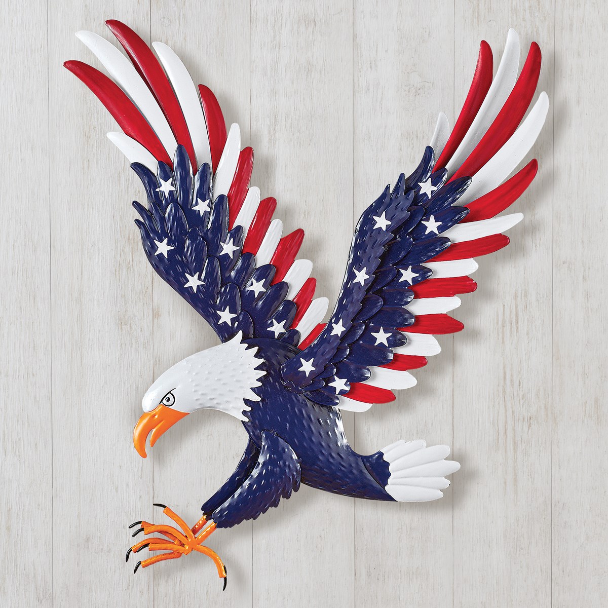 Patriotic Landing Bald Eagle Wall Decor Collections Etc.