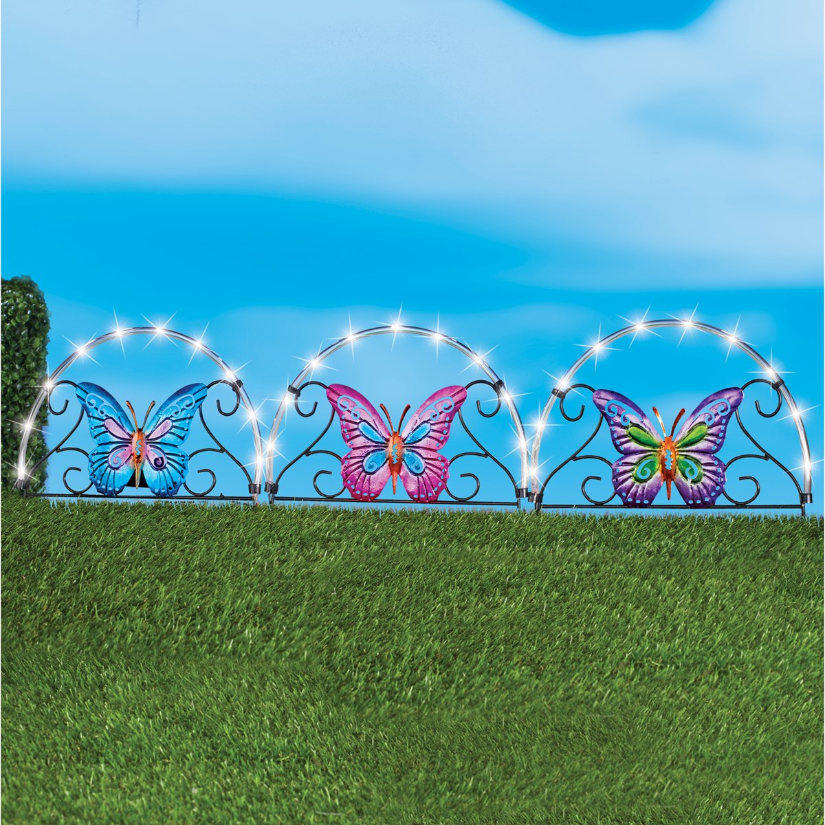 Great tips for layering rugs like a pro Solar Colorful Butterfly Borders - Set of 3 | Collections Etc.