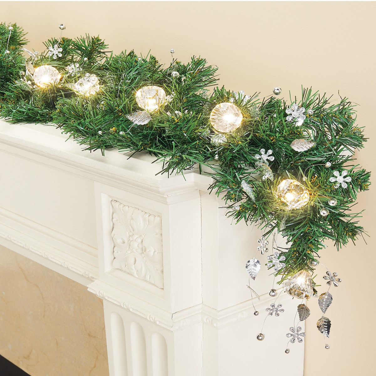 Sparkling Faux Crystal LED String Lights Collections Etc.