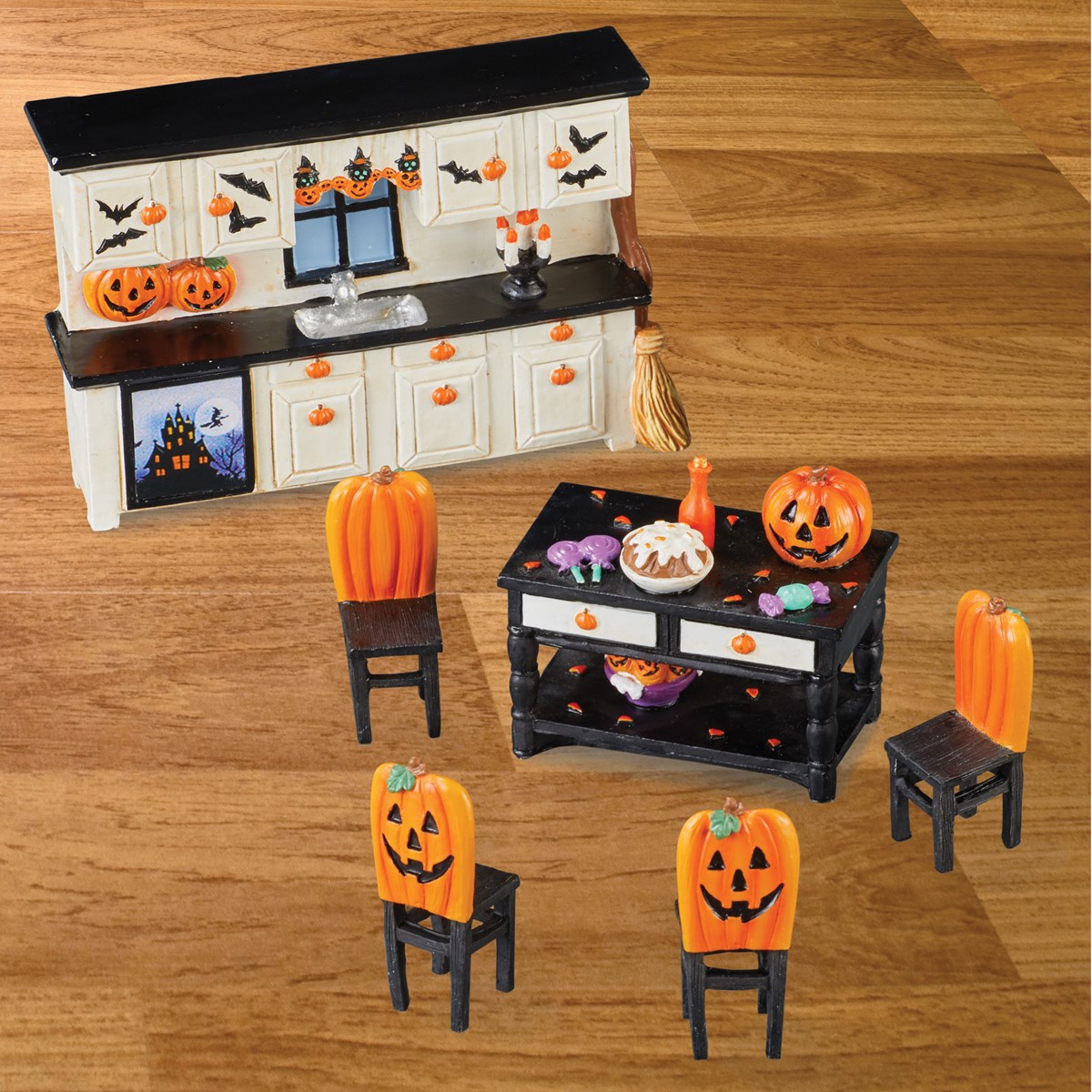 Miniature Halloween Kitchen Set of 6 Collections Etc.