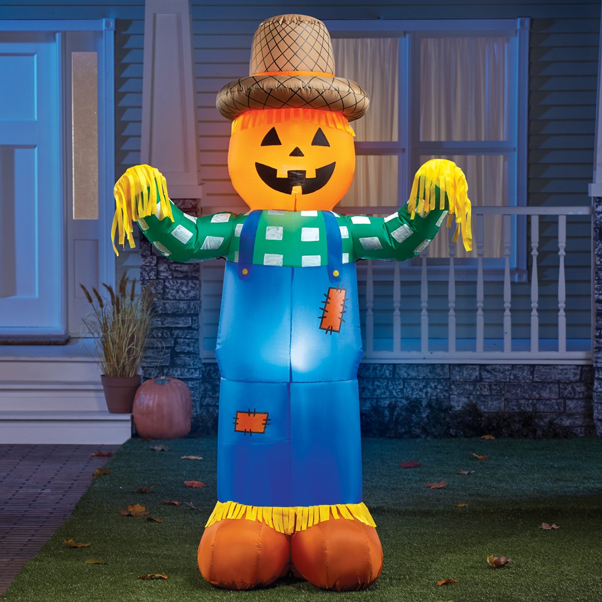 Inflatable Harvest Scarecrow Halloween Yard Decoration Collections Etc.