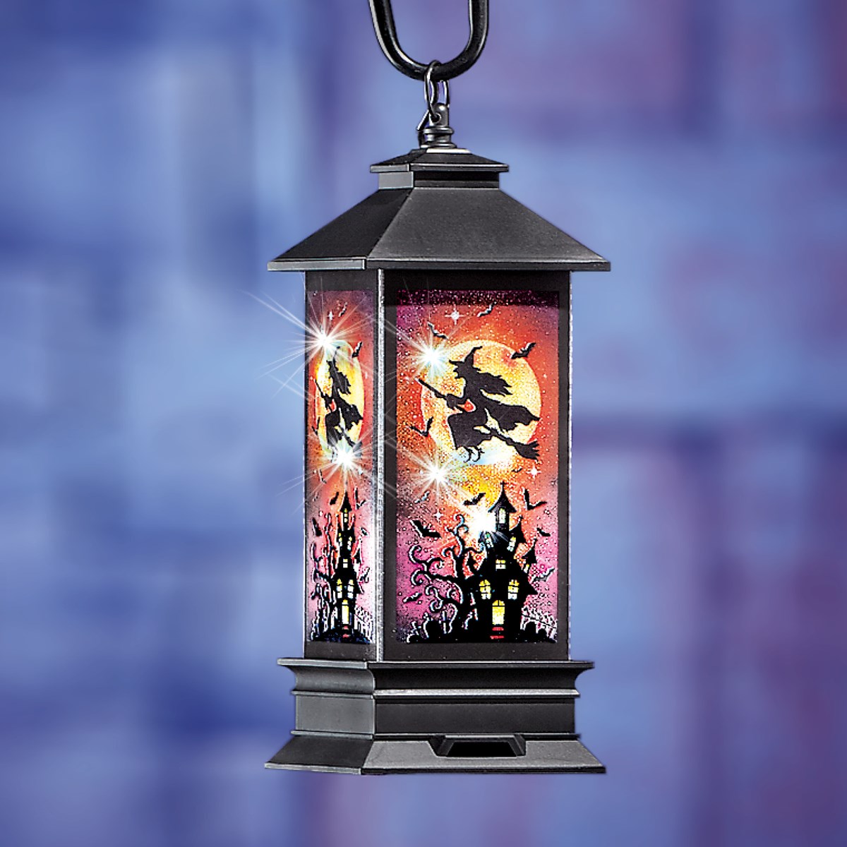 Solar Halloween Haunted House Lantern Stake Collections Etc.