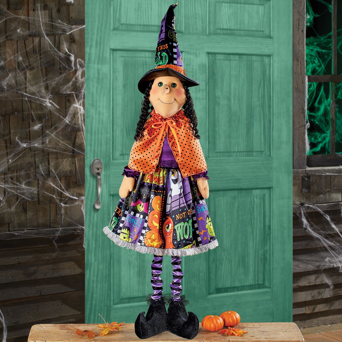 Expandable Witch Indoor Halloween Decoration Collections Etc.
