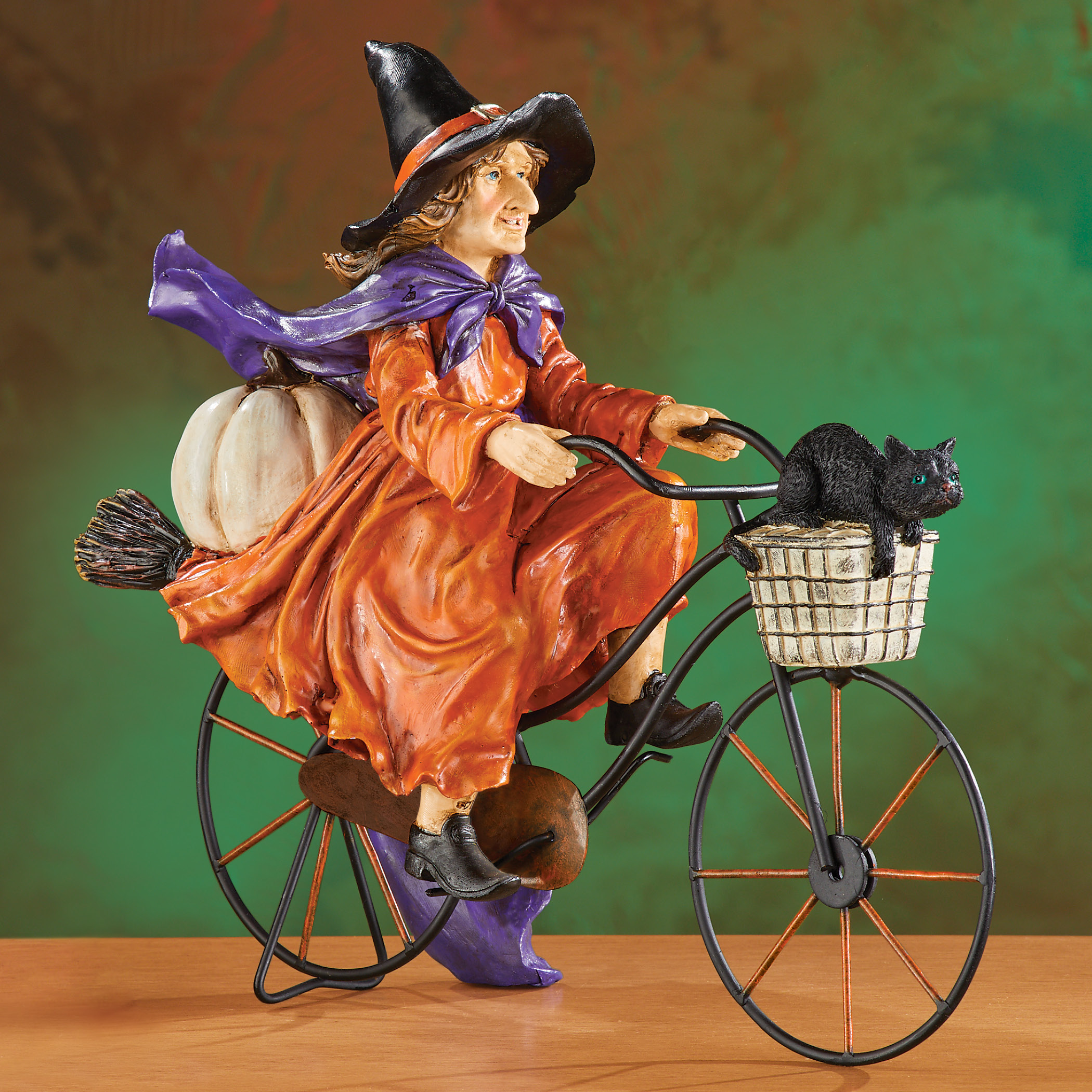 Bicycle Pedaling Halloween Witch Let's Tonight Halloween Witch Riding Old Fashioned Bike Throw Pillow 18x18 Multicolor Bicycle Pedaling Halloween Witch Let's Tonight Halloween Witch Riding Old Fashioned Bike Throw Pillow 18x18 Multicolor