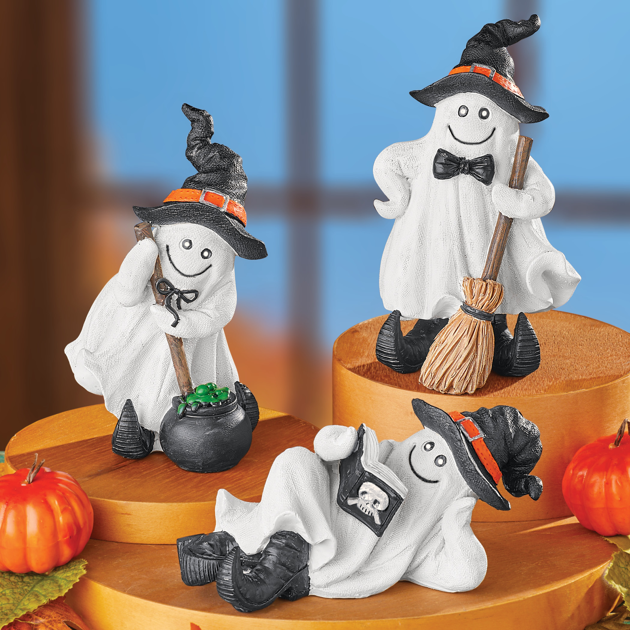 DOLLS HOUSE MINIATURE WITCHES GOURDS SET 3