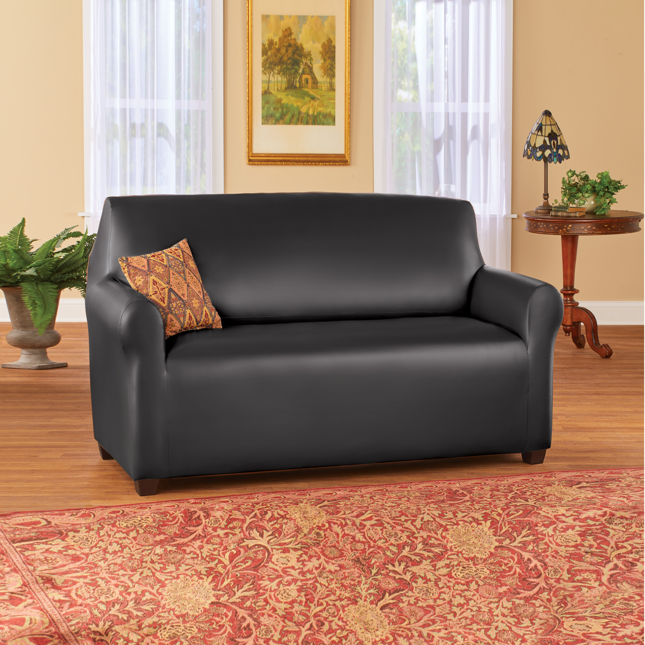 Faux Leather Slipcover Odditieszone