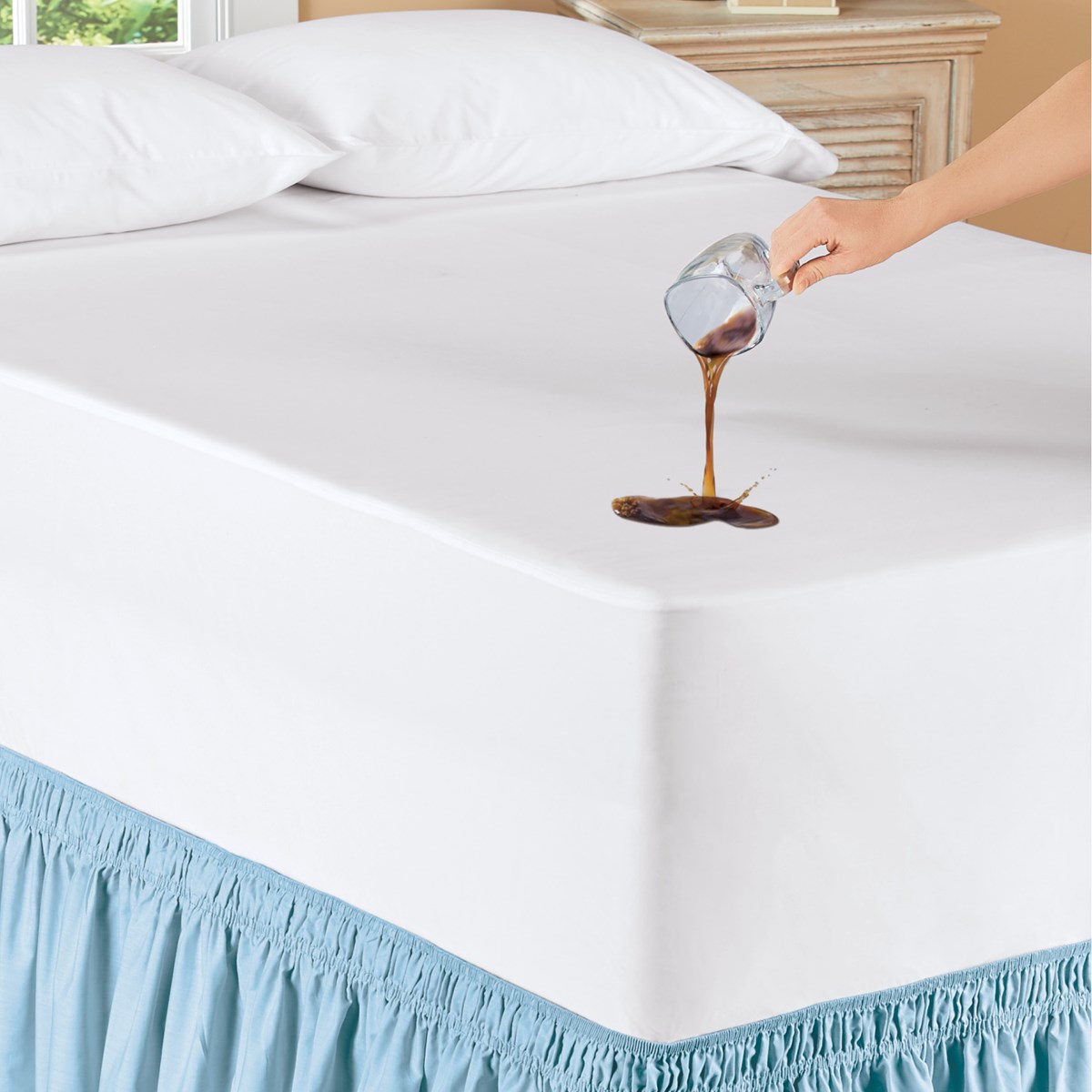 Waterproof Mattress Cover with Elastic Binding Collections Etc.