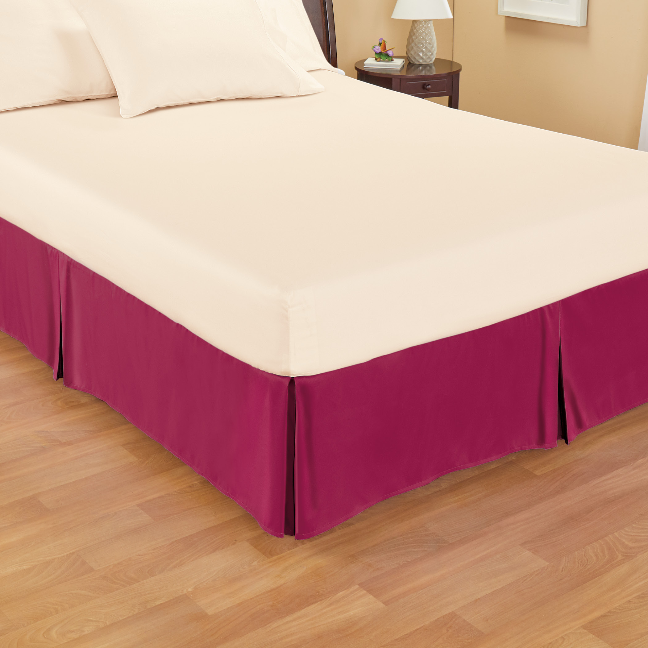 Soft Basic Pleated Bed Skirt