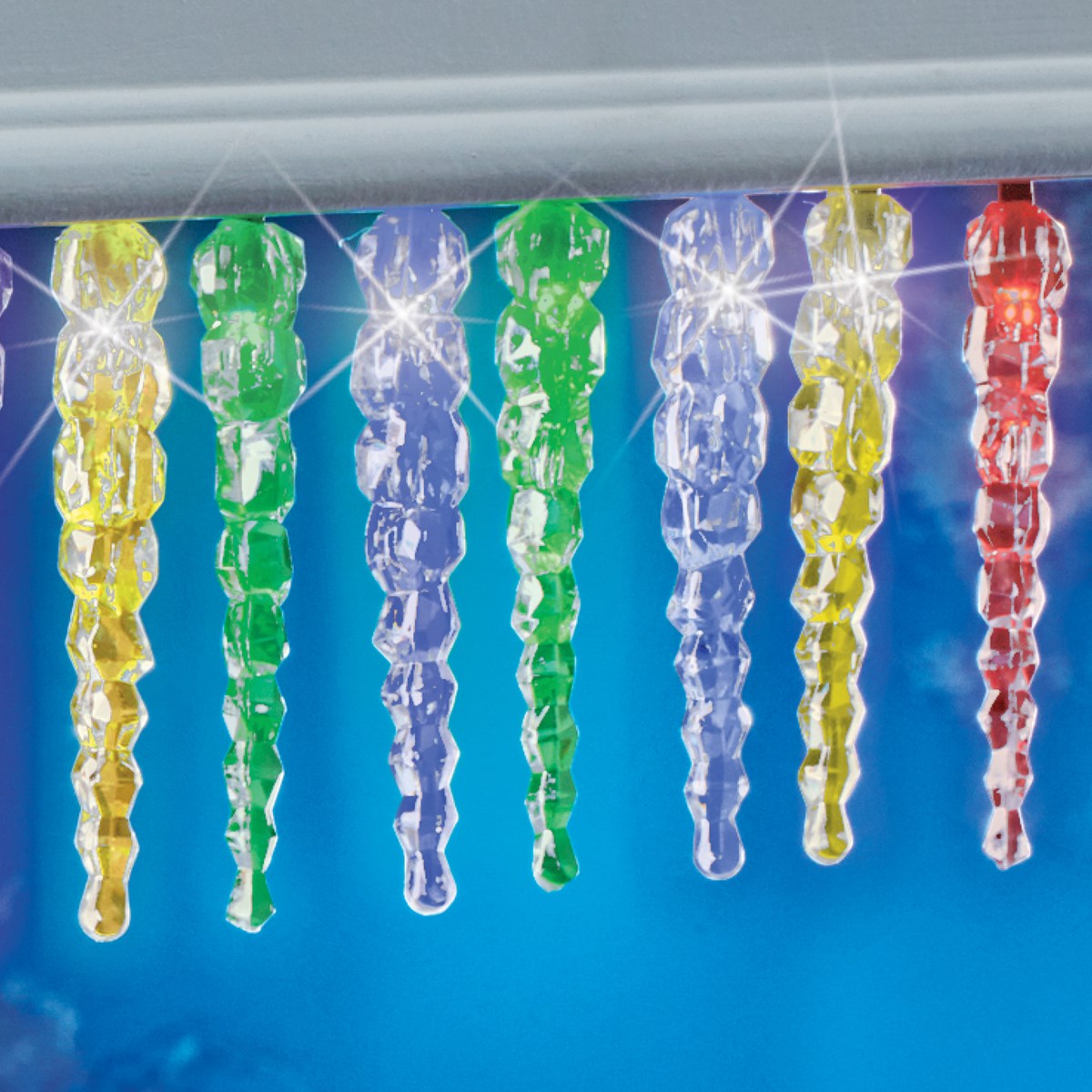 Solar ColorChanging Icicle Shaped String Lights Collections Etc.