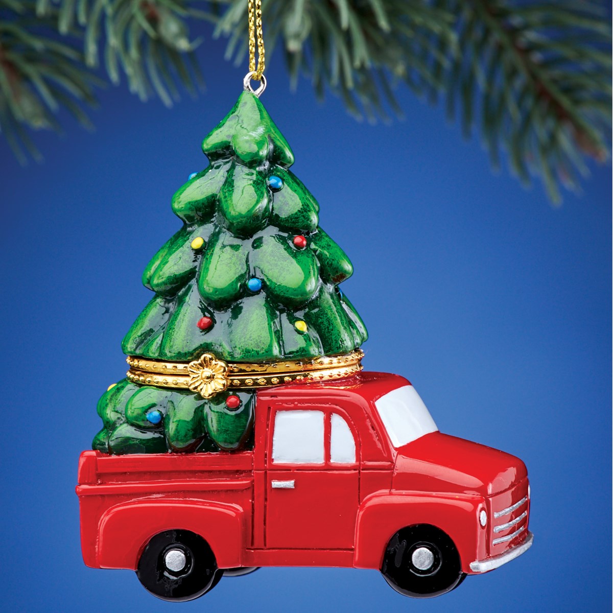 Festive Trinket Box Christmas Ornaments Collections Etc.