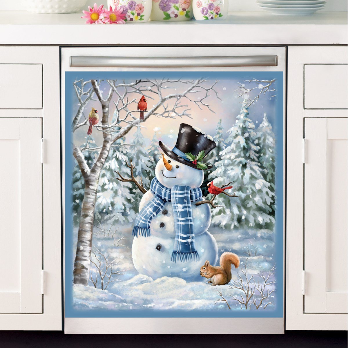 Winter Snowman Kitchen Dishwasher Collections Etc.