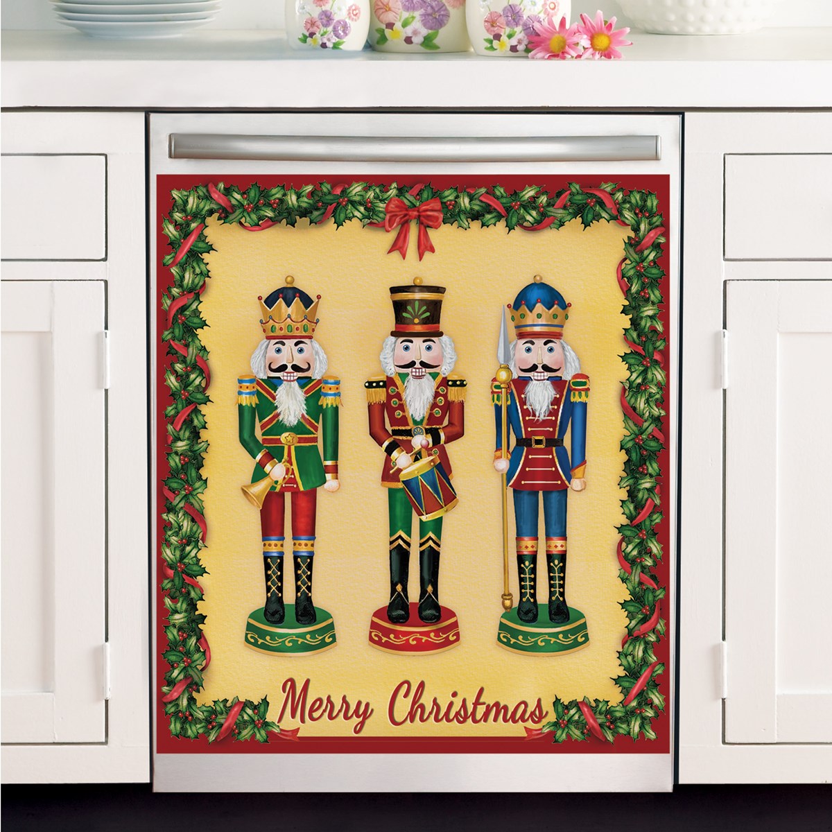 Merry Christmas Nutcracker Kitchen Dishwasher Collections Etc.