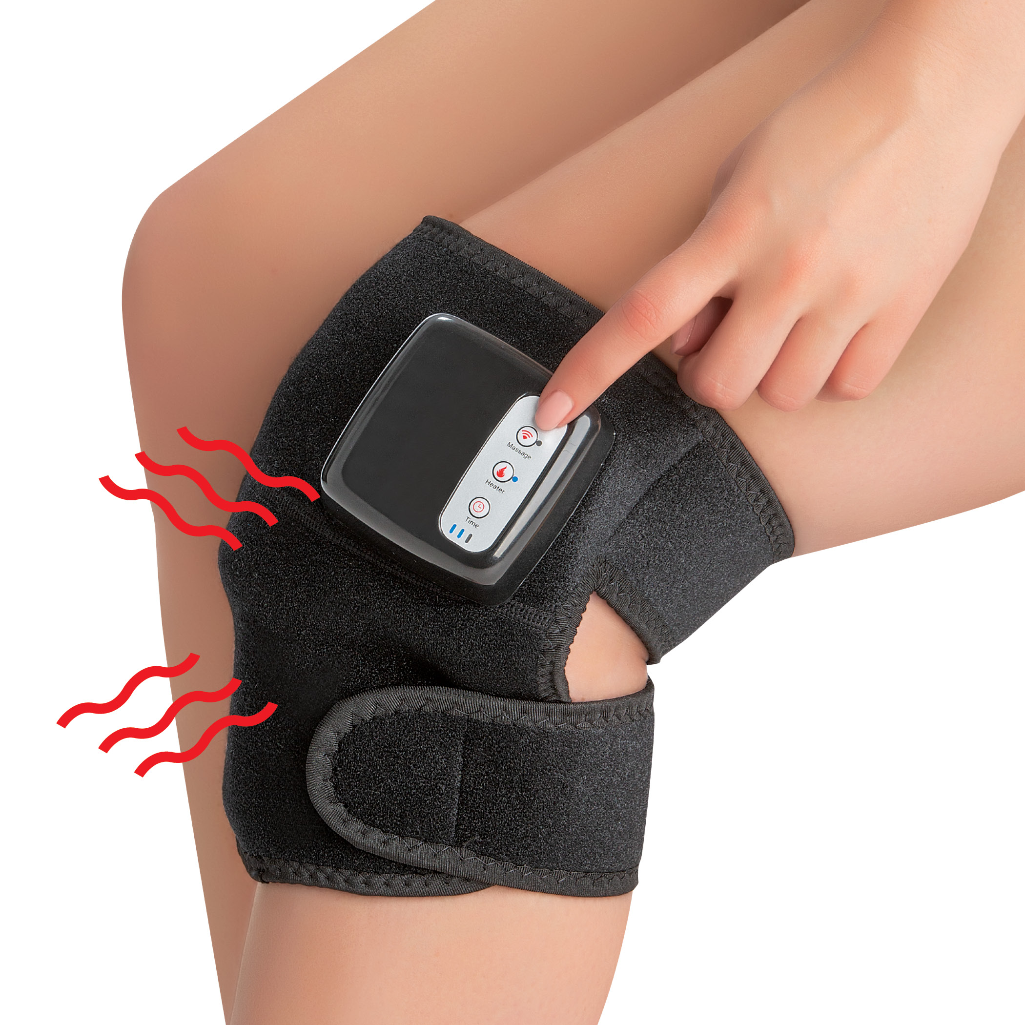 Therapeutic Knee Massager with Heat and Compression