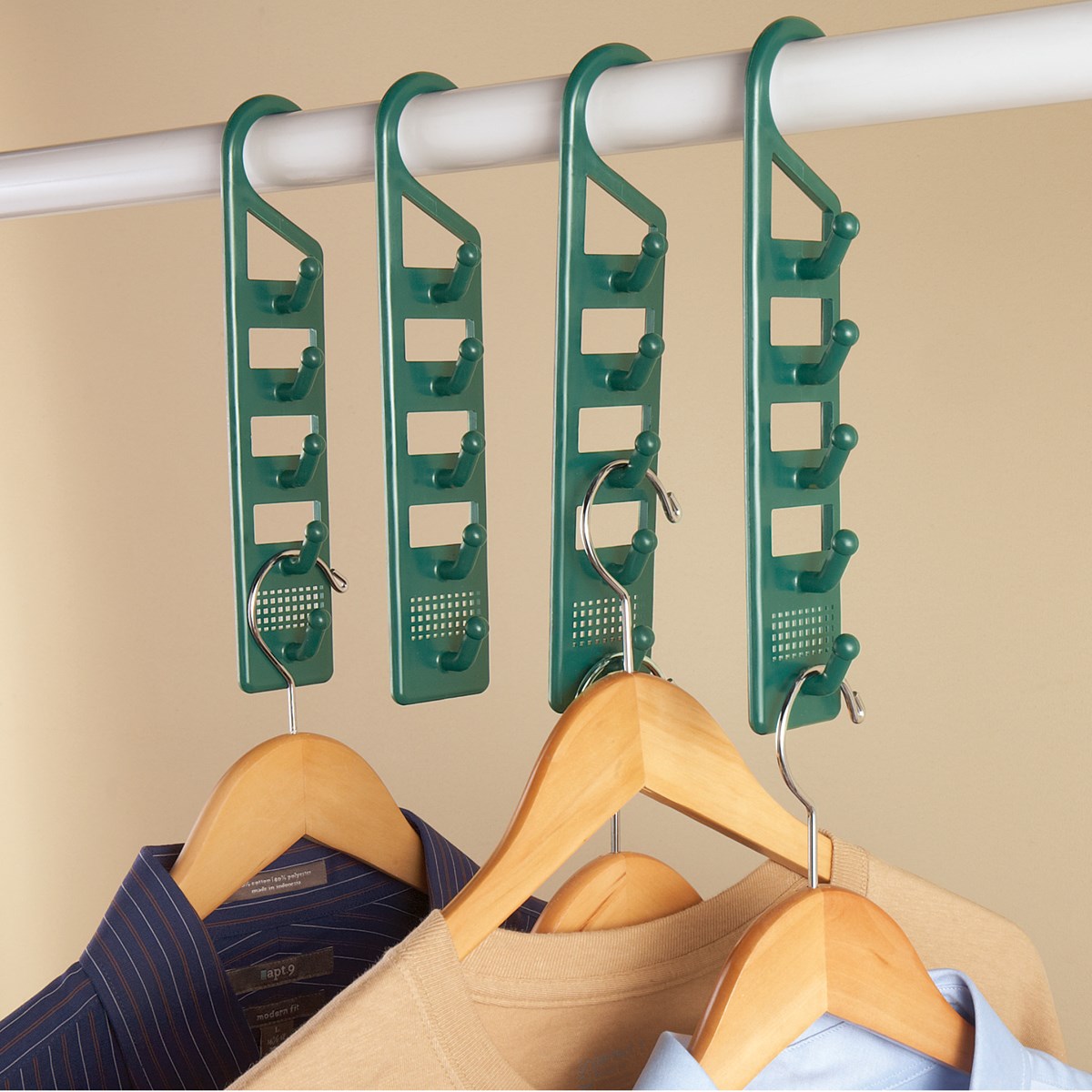 Vertical Closet Hooks Set of 4 Collections Etc.